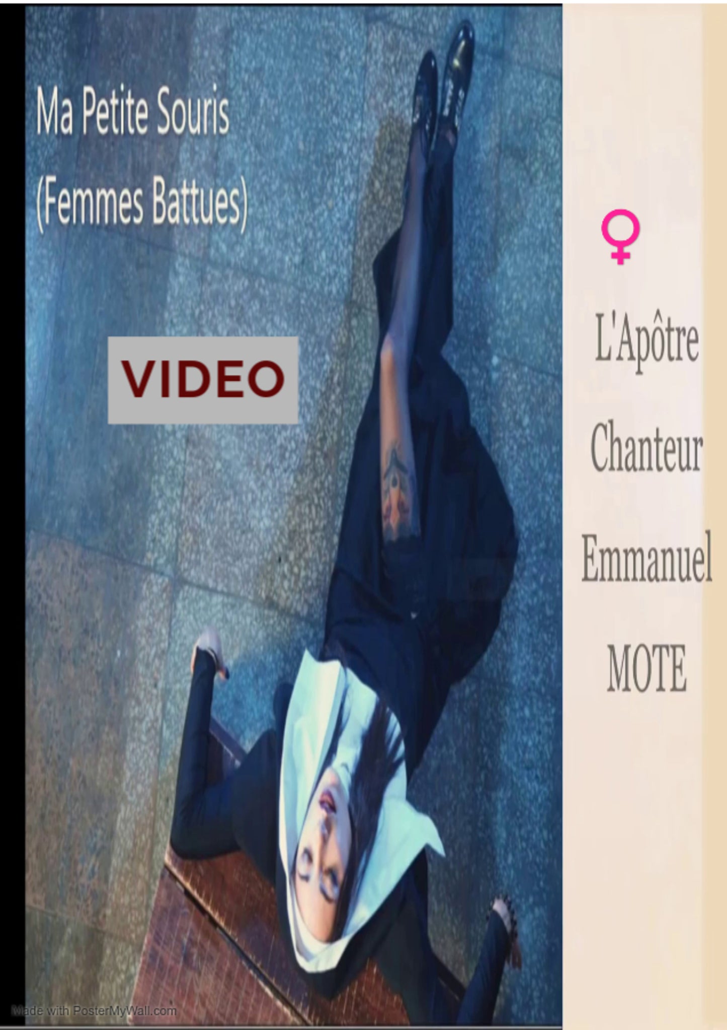 VIDEO "MA PETITE SOURIS (Femmes battues.) L'APÔTRE Chanteur Emmanuel MOTE